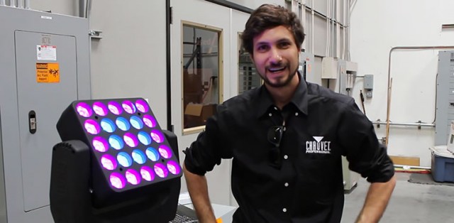  Demo of the Chauvet Next NXT-1 Pixel-Mapping Moving Light