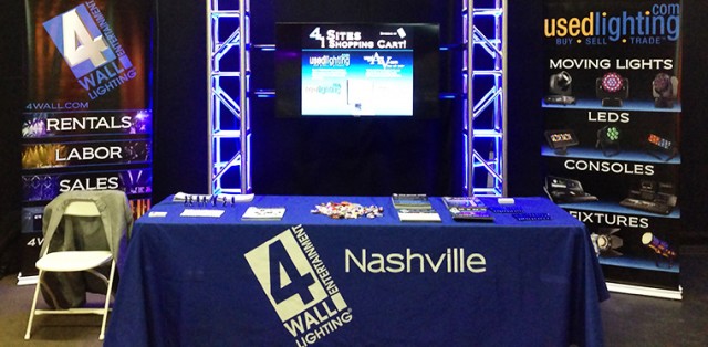  4Wall & UsedLighting.com at WFX Nashville